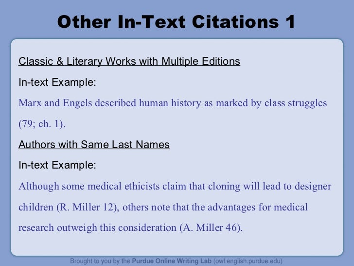 mla in text citation volume